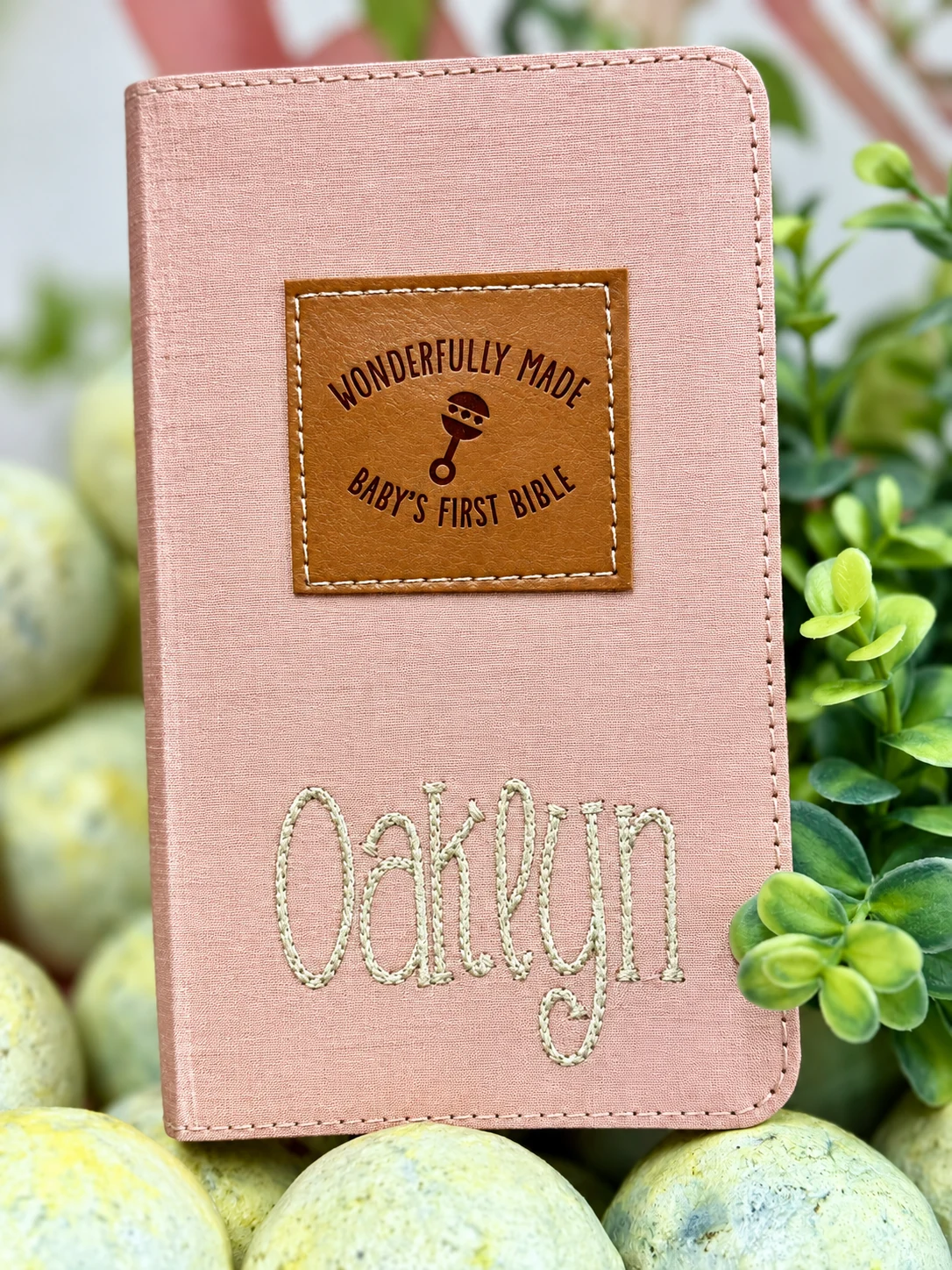 Personalized embroidered gift